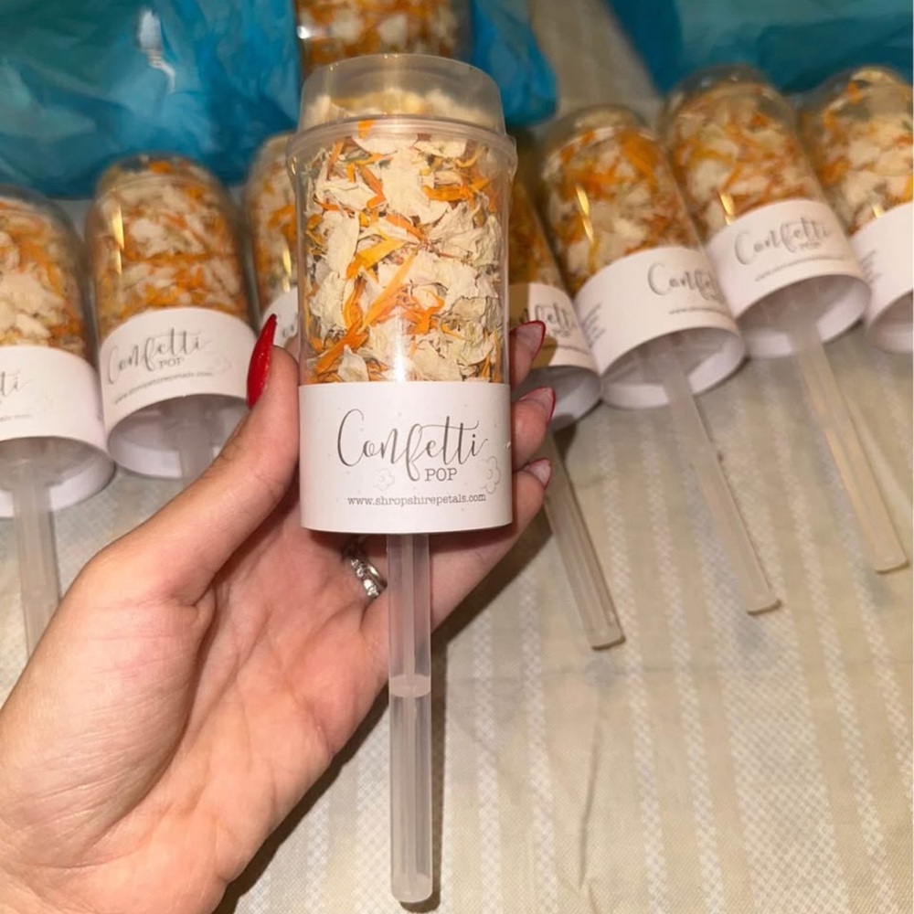 Real flower Confetti Poppers